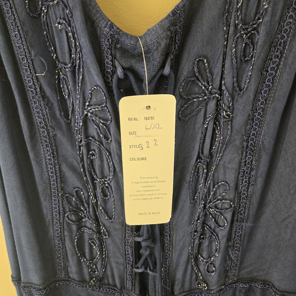 Sakkas Chic Navy Maxi Dress - Picture 2 of 3